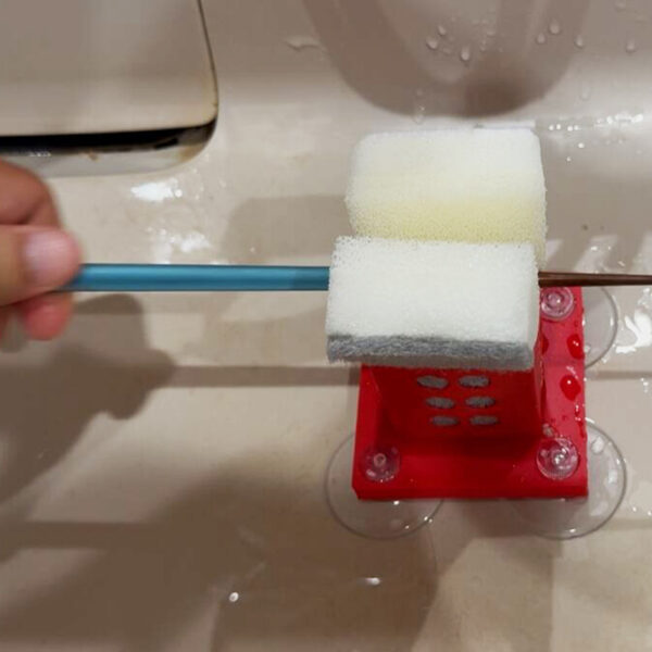 保護中: 片手で箸やスプーン包丁など洗える自助具